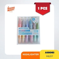 HIGHLIGHTER 6W M6217 1 SET 2 COLORS TWO COLOR HIGHLIGHTER CONTENTS 6