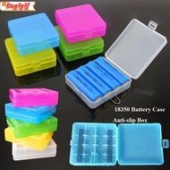KUGIGIEI Battery , Anti-slip 4 AA AA 18650 Battery Box,  Coloful Plastic Rechargeable Battery Contai