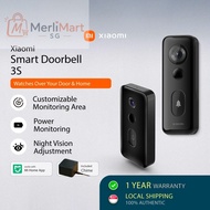 MiniMart SG Xiaomi Smart Doorbell 3S Security Camera 2K Resolution Recording Home Surveillance Smart