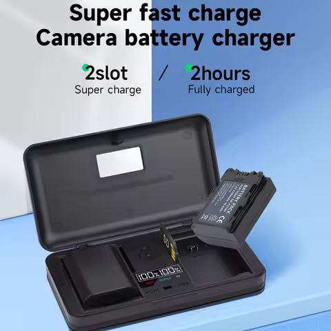 2280mAh NP-FZ100 NPFZ100 NP FZ100 Battery+Multi-Function Charger Case for Sony Alpha A7III A7R III A