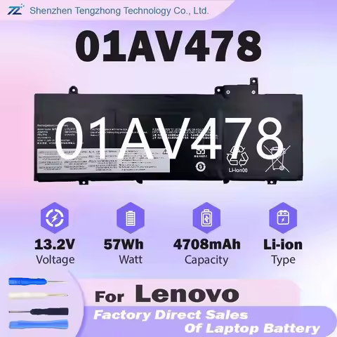 01AV478 01AV479 L17L3P71 L17M3P72 Original Laptop Battery Compatible with Lenovo ThinkPad T480S Seri