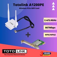 Totolink A1200PE Wireless AC1200 PCIe WiFi LAN Card