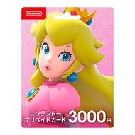 日本 Nintendo Switch eshop card 日服 任天堂 3000 日元 預付卡 點卡 線上發卡 NS