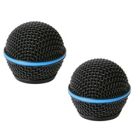 2 PCS Microphone Grille for  BLX24/B58 Wireless Vocal System Handheld Black