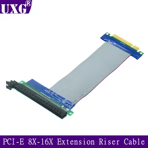 PCI Express PCIE Riser Card Extender PCI E 8X to 16X Slot PCI-E Riser Adapter Extension Cable PCIe X
