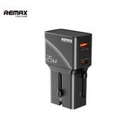 Remax Universal Adapter CM03 - ปลั๊กแปลงไฟทั่วโลก ชาร์จเร็ว GaN Fast Charge 25W รองรับ AU EU UK US C