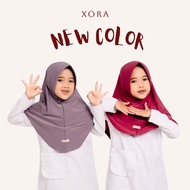 (Xora) Shira Children's Hijab - Children's Instant Hijab | SCHOOL VEIL Tudung Budak Perempuan Tudung