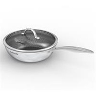 Chảo xào inox liền đáy Hybrid Sunhouse IN26M8VK