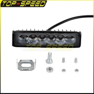 ไฟ LED ทำงานสำหรับมอเตอร์ไซค์ 12-24V แถบไฟสปอตไลท์เสริมสำหรับ Harley Sportster XL883 XL1200 Dyna Str
