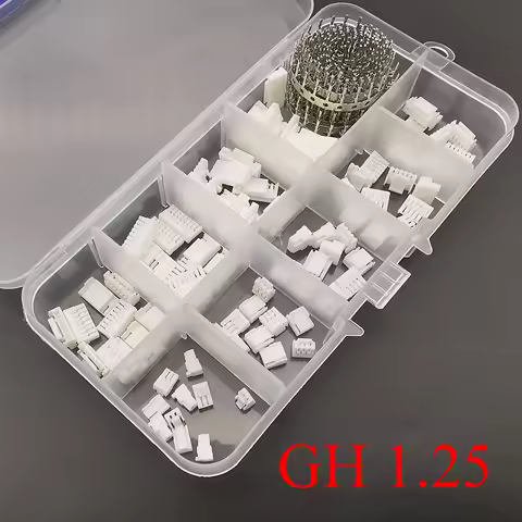 540Pcs/Box JST GH1.25 Connector Kit 2P 3P 4P 5P 6P 7P 8P 9P 10Pin 1.25mm Pitch Housing Terminals