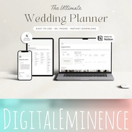 Notion Wedding Planner 💍 Digital Template – Wedding Timeline, Guest List Tracker, Budget & Checklist