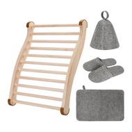 Sauna Backrest Sauna Backrest Infrared S-Shaped Backrest Wooden Sauna Backrest Frame
