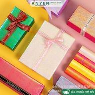 Iridescent glitter gift wrapping paper, Christmas gift wrapping, beautiful thick paper cranes