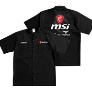 KEMEJA MSI GAMING Shirt – Esports Team Edition & Crew Shirt Computer Technician Merchandise Unisex S
