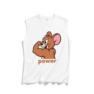 两2元88vip商品老鼠男士无袖男t恤纯棉训练运动健身背心男款打底Two 2 yuan 88vip Commodity Mouse Men None20260116