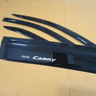 กันสาด TOYOTA CAMRY สีดำ ใส่ปี 2006 - 2011 และปี 2012 - 2017 และปี 2018 - 2025