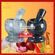 Mini Kitchen Marble Pestle & Mortar / Lesung Batu Marbel / Lesung Batu Kecil / Mortar And Pestle