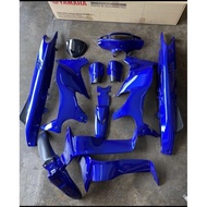 Body Cover Set Yamaha 125 125ZR ( Biru Movistar Blue ) 100% HLY Original FOC Stripe Moritaka