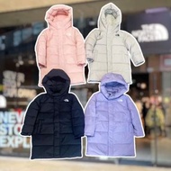 兒童TNF白鴨絨長款羽絨外套
