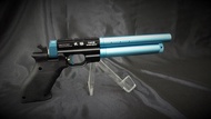 LISTONE (原廠供應) 太極 TAICHI  .177 / 4.5mm喇叭彈CO2/PCP手槍 藍