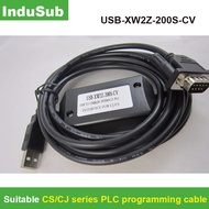 BH Compatible USB-XW2Z-200S-CV Programming Cable CS CJ HMI RS232 CQM1/C200HE/CS Series PLC programmi