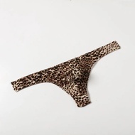 New Sexy Leopard G-String Men Underwear Bulge Pouch G-string Shorts Underpants Bikini Thongs Boxer Brief