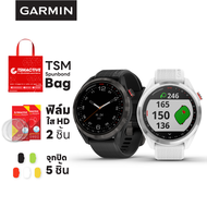 Garmin Approach S42 (ฟรี! ฟิล์มใส 2 ชิ้น + จุกปิด 5 ชิ้น + TSM Spunbond Bag) นาฬิกากอล์ฟ GPS พร้อมข้อมูลสนามกอล์ฟกว่า 42,000 ทั่วโลก (ประกันศูนย์ไทย 1 ปี)