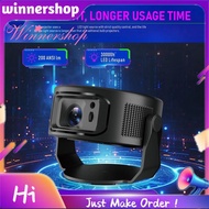 HY300MAX 8K@ 30fps Android 14 720P Projector 200ANSI Wifi6 BT5.4 Portable Rotable Outdoor Cinema EU 