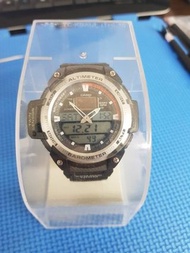 CASIO 溫度與高度/氣壓 多功能登山錶 膠帶 全新原廠公司貨 SGW-400H-1BVDR