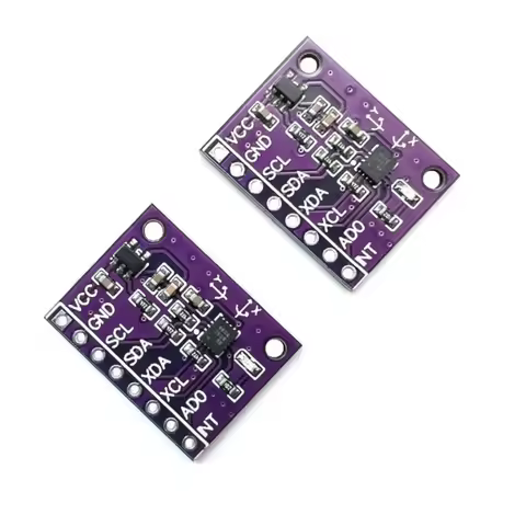 QMI8658 sensor module is compatible with the BMI160 six-axis gyroscope evaluation board 6DFO instead