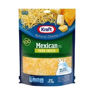 Kraft Shredded Mexican Four Cheese 226g (Frozen & Fresh Shipping)