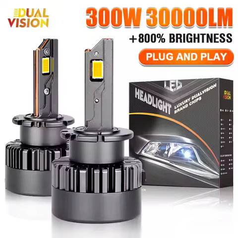 2Pcs D1S D3S D2S D4S LED Headlights D5S D8S D1R D2R D3R D4R D1C D2H D2C Two-sided 9570 CSP Canbus EM