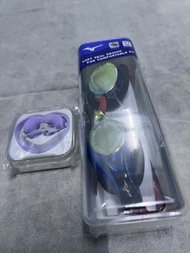 Mizuno 泳鏡及耳塞