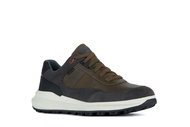 GEOX รองเท้าผ้าใบผู้ชาย รุ่น U PG1X B ABX A - MILITARY/DK GREY FW23 (U36E0AC6404M_F3GNGY)