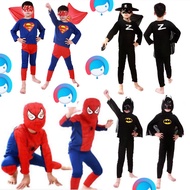 baju jaket kostum superhero spiderman batman superman budak kanak paling bergaya ss5242qq