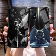 Angel Perseu azrael Glass Phone Case For Xiaomi Redmi Note 14 pro plus 13 5G 12 4G 11 10 9 8 Cover