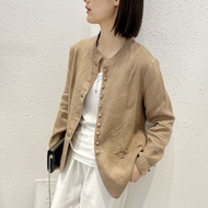 【per】Upgrade your wardrobe with this stylish Chinesestyle short blazer for women