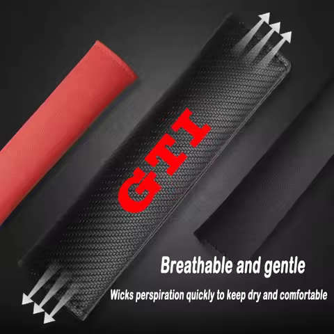 VW 2026 Hot 2PCS For Volkswagen GTI Golf Mk2 Mk3 Mk4 Mk5 Mk6 Mk7 MK8 R400 Car Seat Belt Cover Should