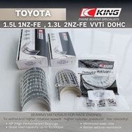KING Bearing TOYOTA 1.5L 1NZFE 1NZFXE 1.3L 2NZFE VVTi DOHC for Vios NCP42 NCP93 Echo Vitz RS Turbo Y