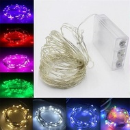 3M Led Fairy Lights Copper Wire String/ Battery Powered Copper Wire Mini Firefly Twinkle Lights / Present Box lighting Garland For Christmas Wedding Party Decoration