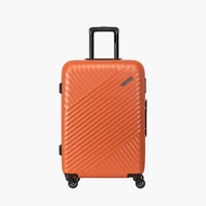 American Tourister กระเป๋าเดินทางความจุสูงน้ําหนักเบาขนาด 20 นิ้วพร้อมล้อสากลและซิปปิดสําหรับผู้ชายแ