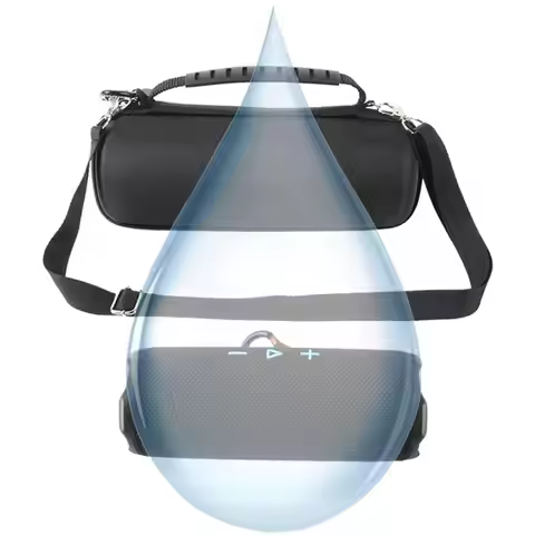 Hard Travel Case with Adjustable Shoulder Strap Waterproof Storage Bag Hard EVA Speaker Case for JBL