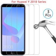 tempered glass for huawei y5 lite y9 y6 y7 prime 2018 case cover on y 5 6 7 9 5y 6y 7y 9y phone coque huawey huwei hawei huawe