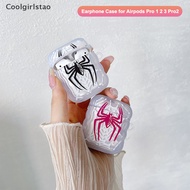 [Cool] Spider Case For Airpods 3 2 1 Pro 2 Protectors Cover  Earphone Anti-fall Protective Shell For