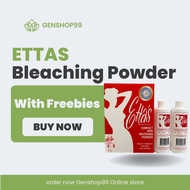 G.S Ettas Skin Bleaching Set of 1 Whitening Powder with Mixing 2 solution Use for Men and Women