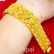 Gelang Kendari Perhiasan Lapis Emas 24K Gold Dubai Gelang Tangan Terbaru Import Bracelet Dubai India