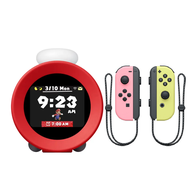 【預購】Nintendo Sound Clock Alarmo 互動式鬧鐘+Switch Joy-Con 控制器 左右手套組 粉紅黃