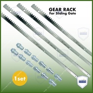 4PCS GEAR RACK 1METER  ( 1SET )FOR SLIDING GATE AUTOGATE (GALVANIZED IRON) autogate system