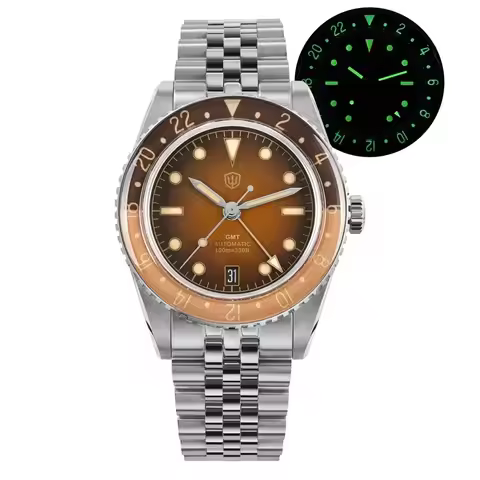 Watchdives WD1968 Automatic Dive Watch 300M PT5000 PT5004 Sapphire Ceramic Bezel Helium Valve BGW9