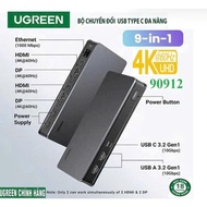 UGREEN 90912 CM615 9 in1 USB Type C transfer Hub (data transfer speed 10Gbps, PD100W)